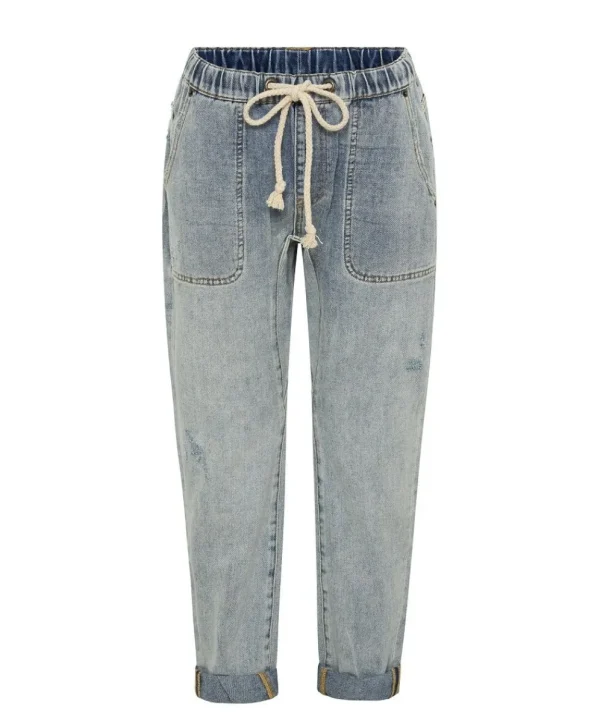 ONE TEASPOON Montana Shabbies Drawstring Boyfriend Jeans | Women Denim Jeans