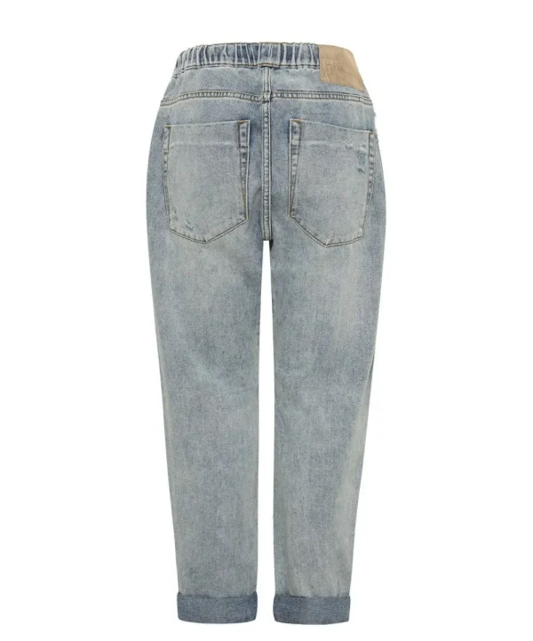 ONE TEASPOON Montana Shabbies Drawstring Boyfriend Jeans | Women Denim Jeans