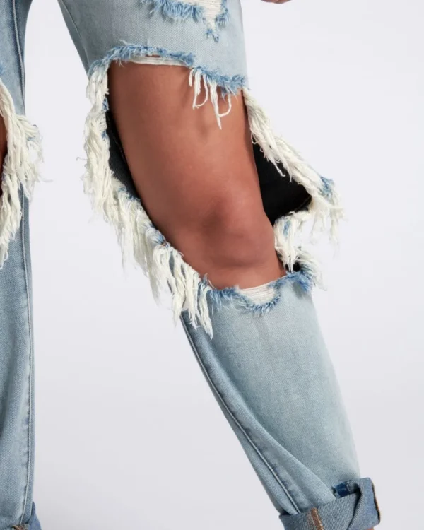 ONE TEASPOON Montanna Super Trashed Saints Boyfriend Jeans | Women Denim Jeans