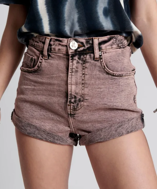 ONE TEASPOON Night Haze Bandits High Waist Denim Shorts | Women Denim Shorts