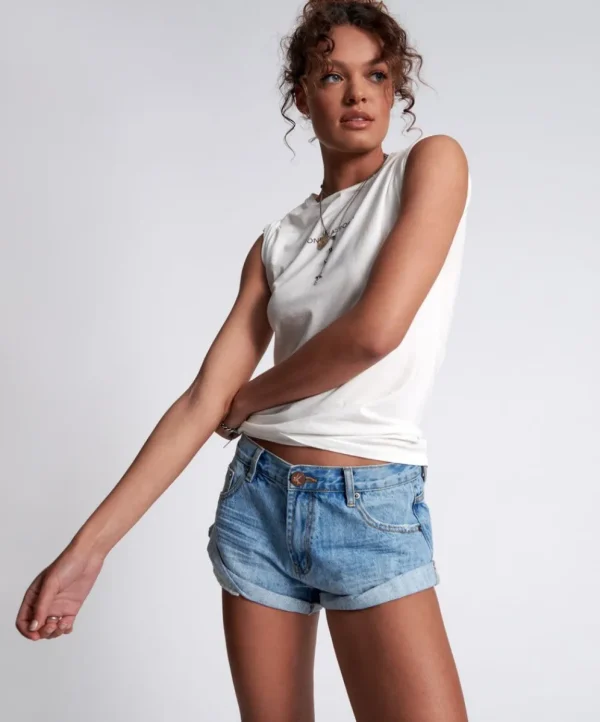 ONE TEASPOON Ocean Bandits Denim Shorts | Women Denim Shorts