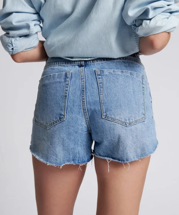 ONE TEASPOON Ocean Bonitas High Waist Denim Shorts | Women Denim Shorts