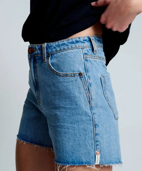 ONE TEASPOON Ocean Legend Mom Fit Shorts | Women Denim Shorts