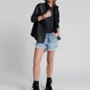 ONE TEASPOON Ocean Outlaws Mid Length Denim Shorts | Women Denim Shorts