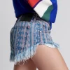 ONE TEASPOON On Repeat Dukes Low Waist Mini Denim Shorts | Women Denim Shorts