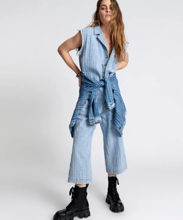 ONE TEASPOON On Repeat Safari Camp Overalls | Women Denim Jumpsuits