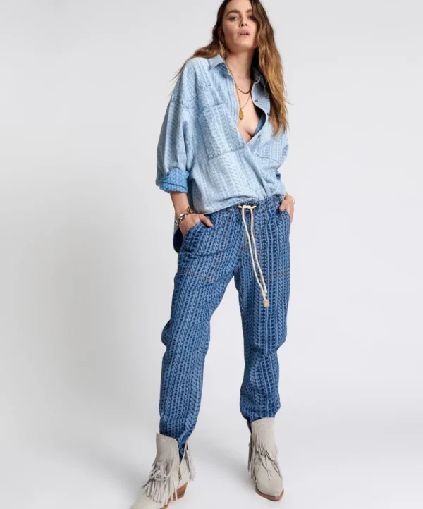 ONE TEASPOON On Repeat Shabbies Drawstring Boyfriend Jeans | Women Denim Jeans