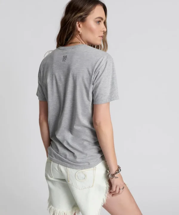 ONE TEASPOON Logo Crew Neck Tee | Women Graphic Tees