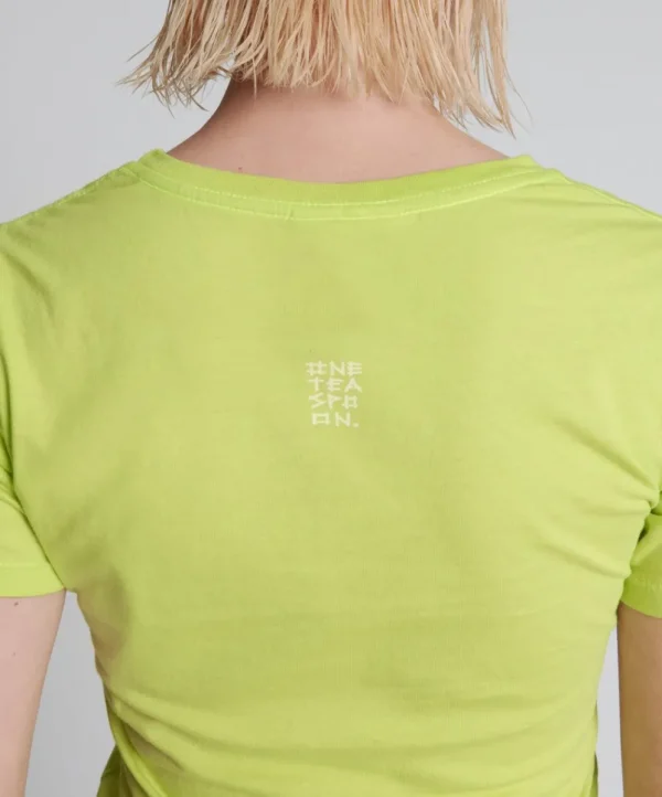 ONE TEASPOON Organic Fitted Logo Tee | Women Organic Tees