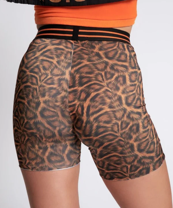 ONE TEASPOON Ots Animal Bike Shorts | Women Bottoms