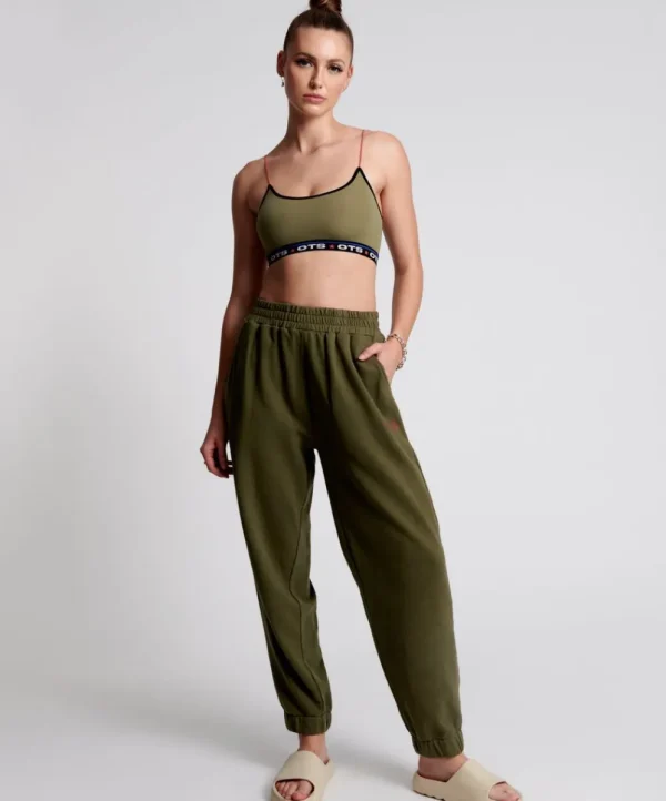 ONE TEASPOON Ots Khaki High Waist Kick Pants | Women Bottoms