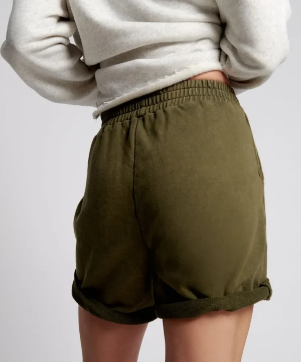 ONE TEASPOON Ots Khaki High Waist Kick Shorts | Women Bottoms