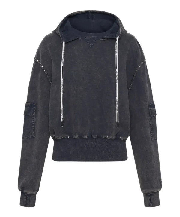 ONE TEASPOON Ots Midnight Rust Cargo Studded Adventure Hoody | Women Hoodies And Sweats