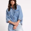 ONE TEASPOON Pacifica Classic Everyday Denim Shirt | Women Shirts