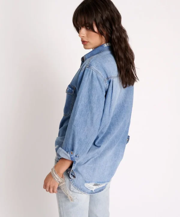 ONE TEASPOON Pacifica Classic Everyday Denim Shirt | Women Shirts