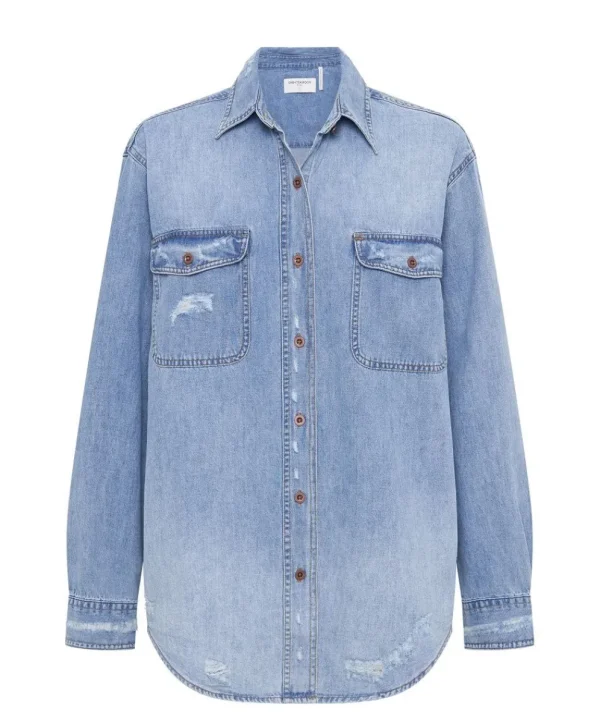 ONE TEASPOON Pacifica Classic Everyday Denim Shirt | Women Shirts