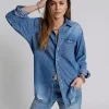 ONE TEASPOON Pacifica Everyday Denim Shirt | Women Shirts