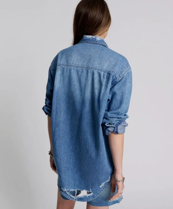 ONE TEASPOON Pacifica Everyday Denim Shirt | Women Shirts