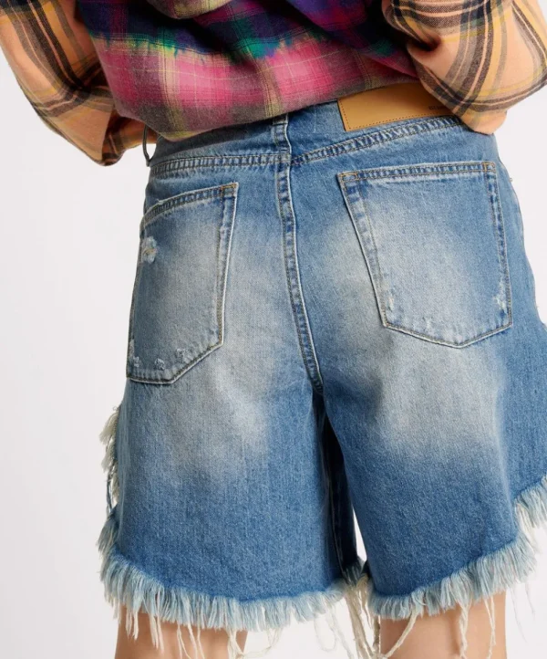 ONE TEASPOON Pacifica Frankies High Waist Denim Shorts | Women Denim Shorts