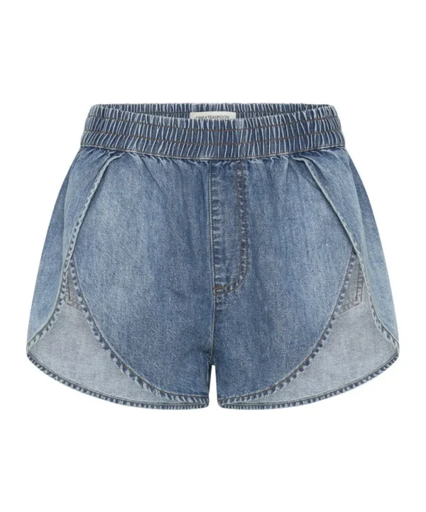 ONE TEASPOON Pacifica Ots Runner Shorts | Women Denim Shorts