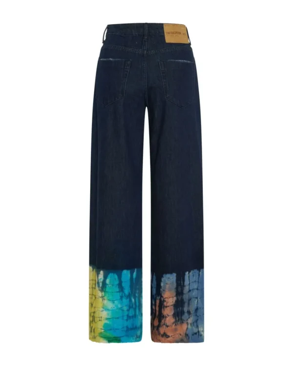 ONE TEASPOON Paint Dipped Jackson Mid Waist Wide Leg Jeans | Women Denim Jeans