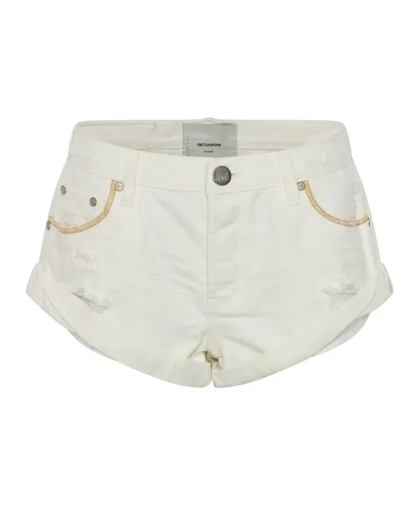 ONE TEASPOON Pearl Bandit Low Waist Denim Shorts | Women Denim Shorts