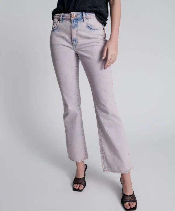 ONE TEASPOON Pink Haze Charlie Flares | Women Denim Jeans