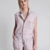 ONE TEASPOON Pink Haze Palisades Overall | Women Denim Jumpsuits