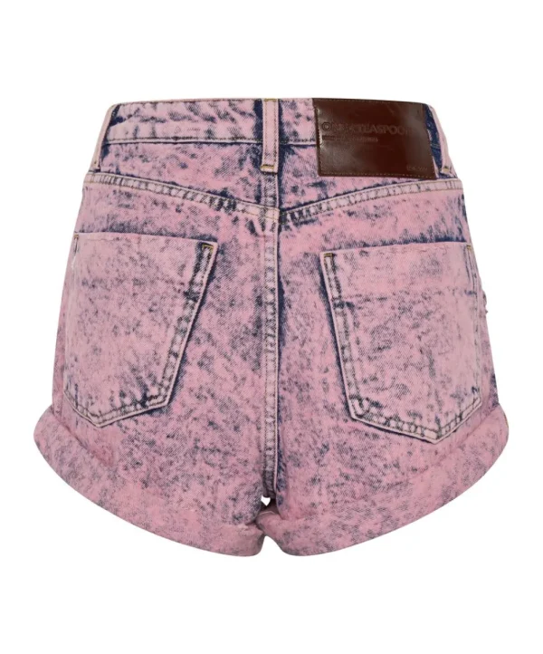 ONE TEASPOON Pink Pistol Bandits High Waist Denim Shorts | Women Denim Shorts