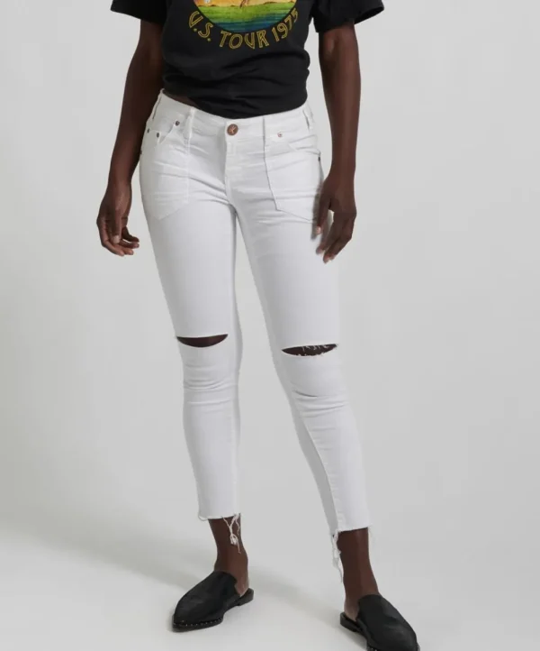 ONE TEASPOON Premium White Freebirds Ii | Women Denim Jeans