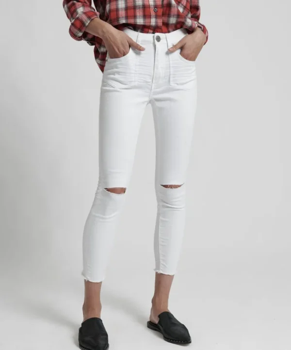 ONE TEASPOON Premium White High Waist Freebirds Ii | Women Denim Jeans