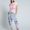 ONE TEASPOON Purple Haze Shabby Kingpins Boyfriend Jeans | Women Denim Jeans