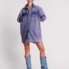 ONE TEASPOON Purple Rain Nixie Denim Shirt Dress | Women Midi & Maxi Dresses