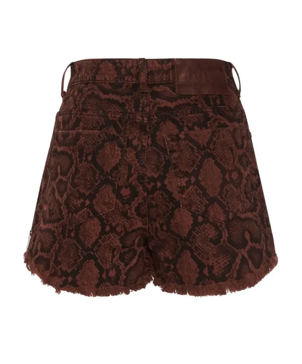 ONE TEASPOON Python Bonitas High Waist Denim Shorts | Women Denim Shorts