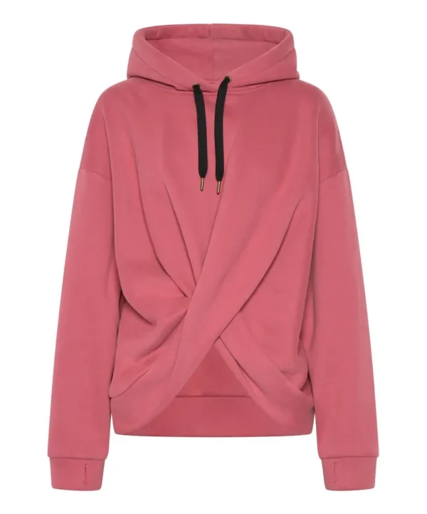 ONE TEASPOON Red Velvet Luxe Twisted Hoody | Women Hoodies And Sweats