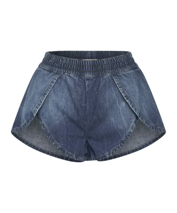 ONE TEASPOON Resort Blue Runner Shorts | Women Denim Shorts