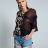 ONE TEASPOON Ripple Night Dance Top | Women Tops