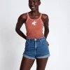 ONE TEASPOON Rosewood Bandits High Waist Denim Shorts | Women Denim Shorts