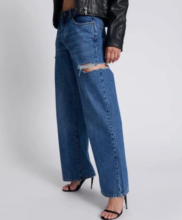 ONE TEASPOON Rosewood Jackson Mid Waist Wide Leg Jeans | Women Denim Jeans