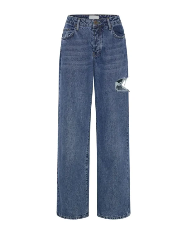 ONE TEASPOON Rosewood Jackson Mid Waist Wide Leg Jeans | Women Denim Jeans