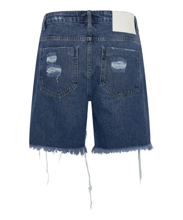 ONE TEASPOON Rosewood Stevies Long Length Boyfriend Shorts | Women Denim Shorts