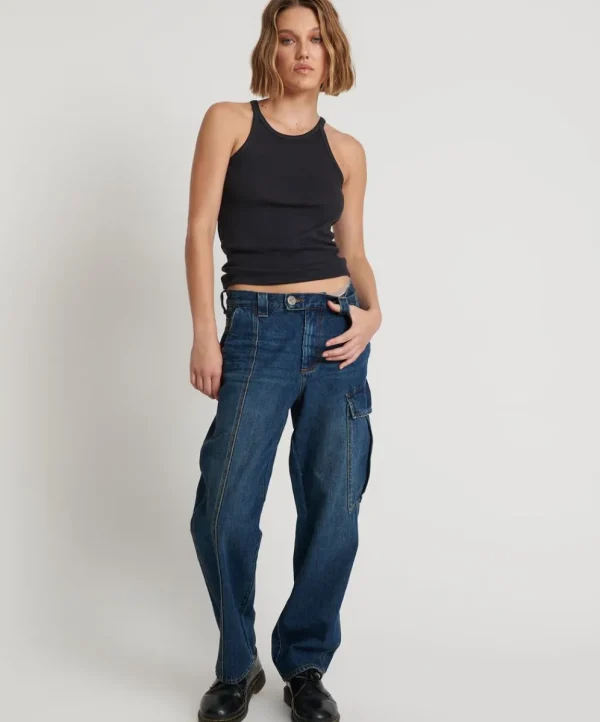 ONE TEASPOON Royal Blue New Fiction Jeans | Women Denim Jeans