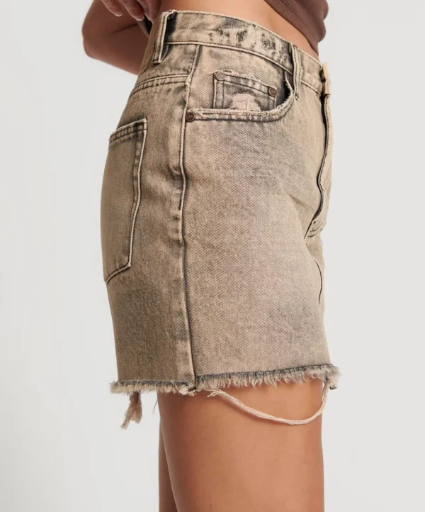 ONE TEASPOON Rust 2020 High Waist Denim Mini Skirt | Women Denim Skirts