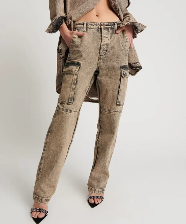 ONE TEASPOON Rust Cargo Motion Pants | Women Bottoms