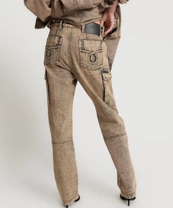 ONE TEASPOON Rust Cargo Motion Pants | Women Bottoms