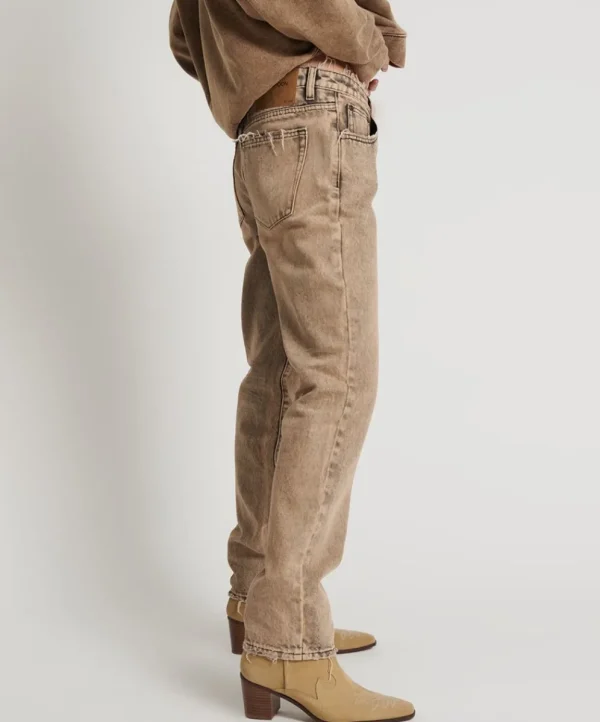 ONE TEASPOON Rust Truckers Low Waist Straight Leg Jeans | Women Denim Jeans