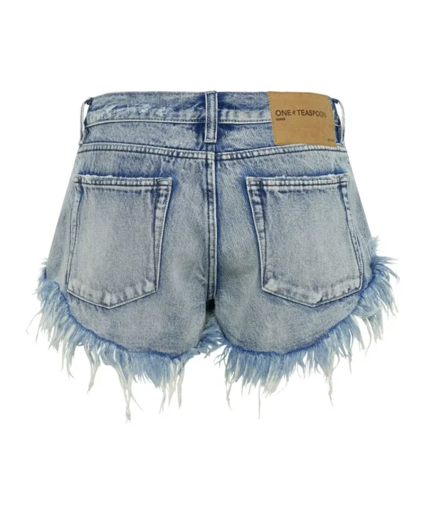 ONE TEASPOON Salty Dog Dukes Low Waist Denim Shorts | Women Denim Shorts