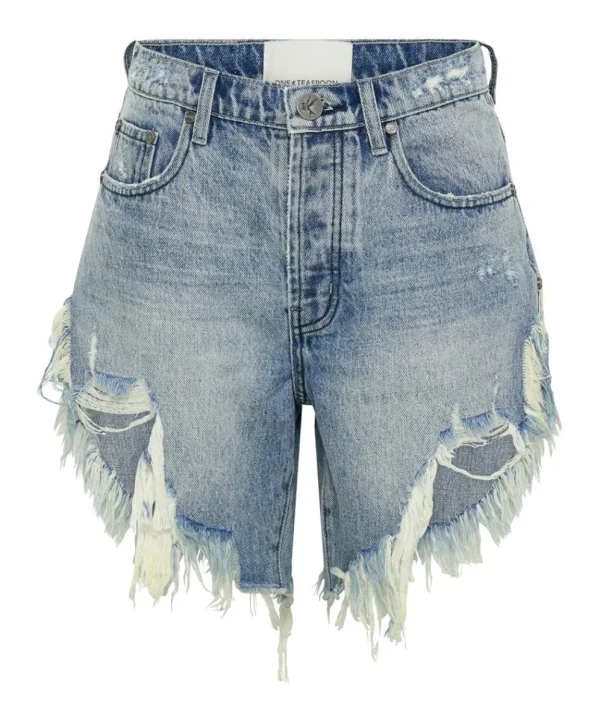 ONE TEASPOON Salty Dog Frankies High Waist Denim Shorts | Women Denim Shorts