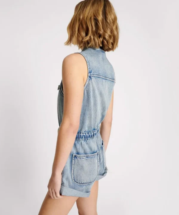 ONE TEASPOON Salty Dog Lilly Denim Jumpsuit | Women Denim Jumpsuits