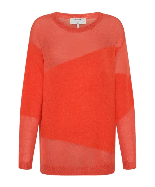 ONE TEASPOON Shattered Crew Knit Sweater | Women Knitwear